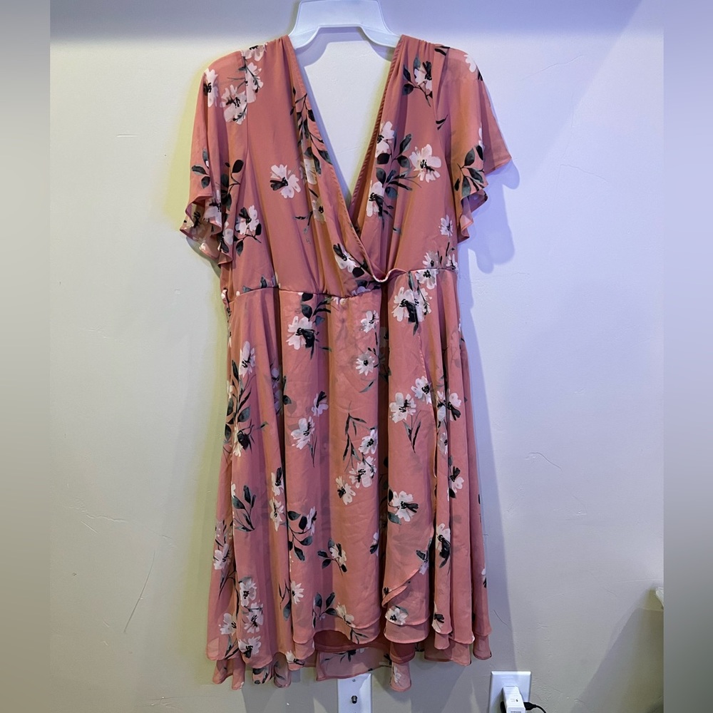 Pink floral torrid dress // torrid summer dress // spring dress